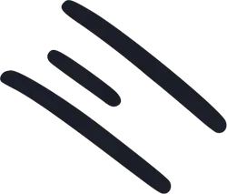 Three Lines - graphic - Transparent Background PNG