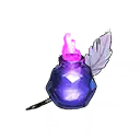 Purple Crystal Lamp - lamp - Lossless PNG