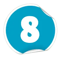 Number 8 - logo - Transparent Layer PNG
