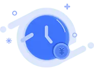 Clock Icon - simple - blue - No Watermark PNG
