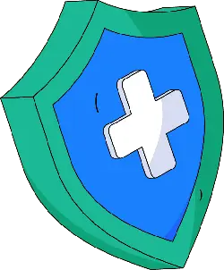 Shield with Cross - logo - No Watermark PNG