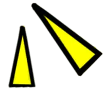 Yellow Triangle - PNG