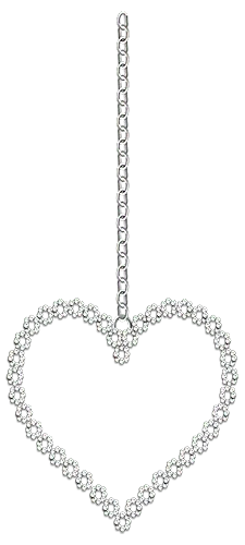 Heart-shaped Chain Pendant - heart shape - PNG