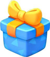 Blue Gift Box - box - No Watermark PNG