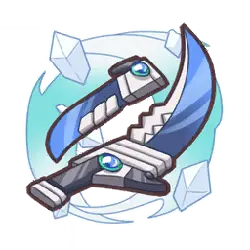 Ice Blade - ice - skill - No Background PNG