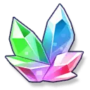 Colored Crystal Gemstones - shining - Transparent Layer PNG