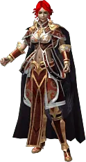 Redhead Knight - hero - Free PNG