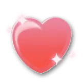 Shining Heart Emoji - heart - No Watermark PNG
