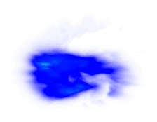 Blue Glow Object - blurry - PNG