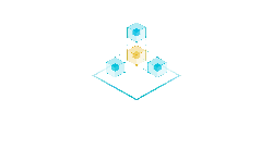 Blue Cubic Structure - Recommended PNG