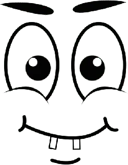 Cartoon Pig Face - simple - Transparent Layer PNG