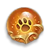Paw Print Badge - logo - High Resolution PNG