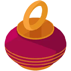 Colorful Ornament - holiday - PNG