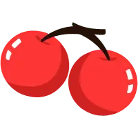 Cherry - red - smooth - PNG