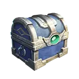 Chest - metal - blue - No Watermark PNG