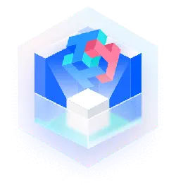 Hexagonal Cube - pink - Lossless PNG