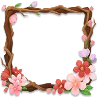 Flower Wreath - branch - No Background PNG