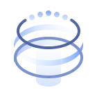 Blue Ring - decorative item - High Resolution PNG