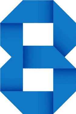 Blue Origami Art - artwork - High Resolution PNG
