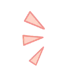 Pink Triangles - minimalist style - Free PNG