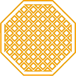 Octagonal Pattern - geometric shape - PNG Images