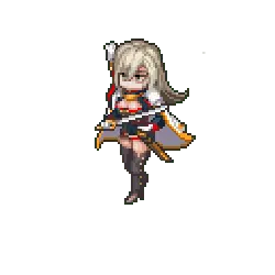 Alice Galoret - pixel art - Transparent Background PNG