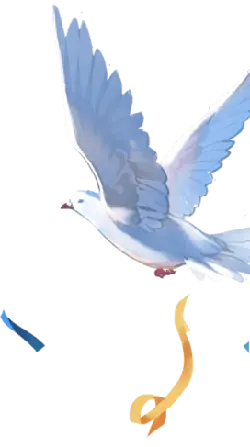 Flying Dove - Lossless PNG