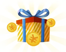 Gift Box and Coins - gift - celebration - No Watermark PNG