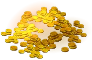 Gold Coins - High Quality PNG