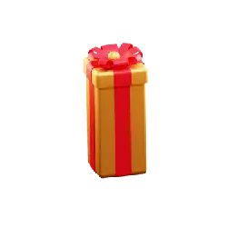 Gift Box - red ribbon - Free for Commercial Use PNG