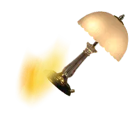 Burning Desk Lamp - lamp - Transparent Background PNG