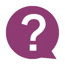 Purple Question Mark Icon - graphic - High Resolution PNG