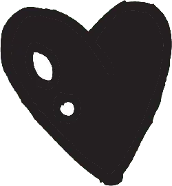 Heart - heart shape - black - Transparent Layer PNG