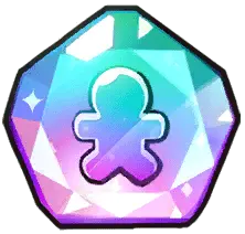 Rainbow Gem - game element - Transparent Layer PNG