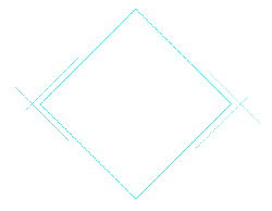 Blue Rhombus Pattern - line - Transparent Background PNG