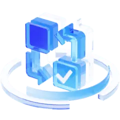 Blue Cube Icon - logo - High Resolution PNG
