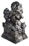 Stone Lion Statue - lion - Transparent Background PNG