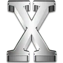 Letter X - font - No Watermark PNG