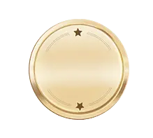 Gold Medal - stars - Lossless PNG