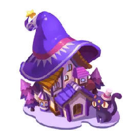 Purple Magic Hat House - hats - High Resolution PNG