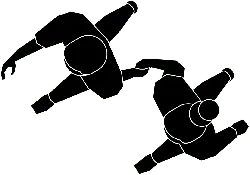 Two Skateboarders - motion - No Background PNG