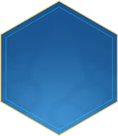 Blue Hexagon - PNG