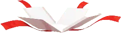 Opened Gift Box - red ribbon - No Background PNG