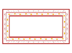Decorative Border - geometric shapes - Transparent Background PNG