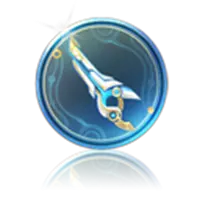 Blue Energy Crystal - Transparent Background PNG