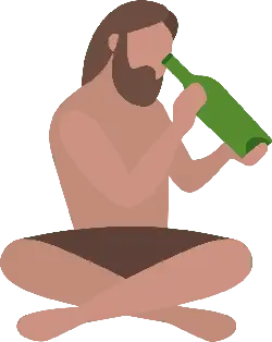 Man Drinking from a Bottle - leisure - Free PNG