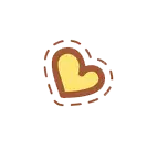 Shining Heart - simple - Lossless PNG