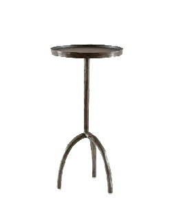 Metal Round Table - metal - High Resolution PNG