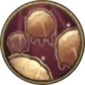Tri-color Mushroom - food - PNG