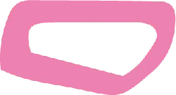Pink Abstract Shape - art - No Background PNG